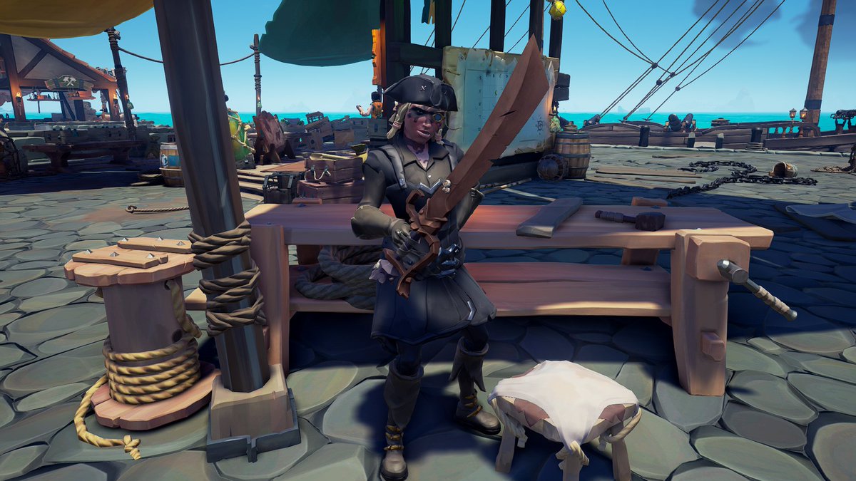 Theme: RPG classes
Class: Blacksmith

#StyleOfThieves <a href="/SeaOfThieves/">Sea of Thieves</a> #SeaOfThieves