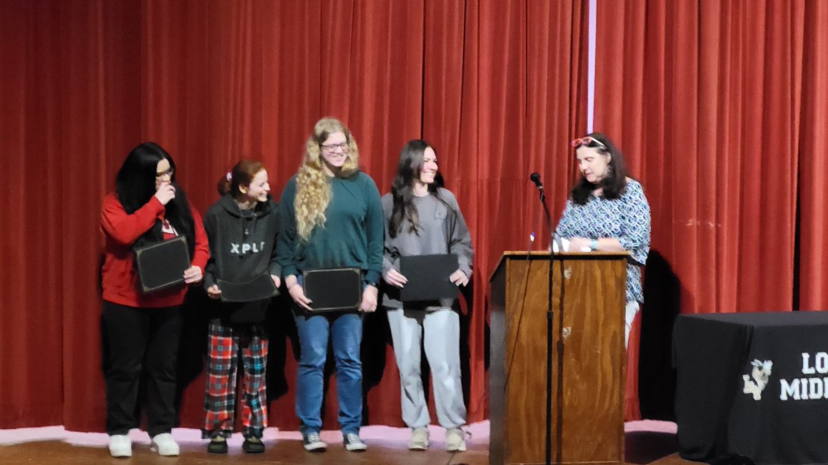 These 4 ladies receive the <a href="/NovonixBattery/">NOVONIX</a> service award for their hard work with the first year of the NIABT Institute. Congratulations. <a href="/HCSfutureready/">Office of Future Ready Students</a> <a href="/LVHSJackets/">Lookout Valley MHS</a>