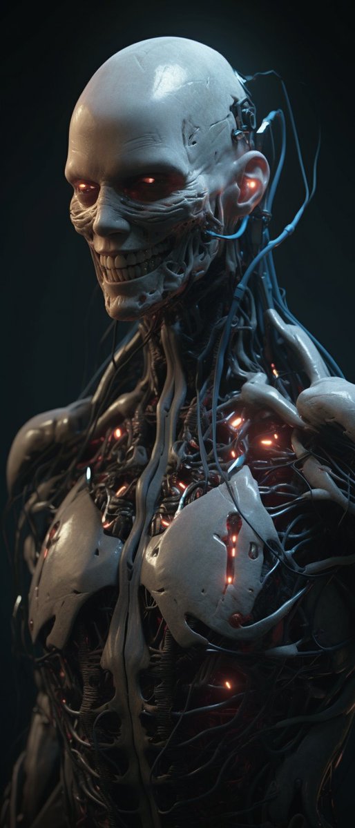Biological to Artificial Humanoid #3, check it out as well as others like it on OpenSea : opensea.io/assets/ethereu…