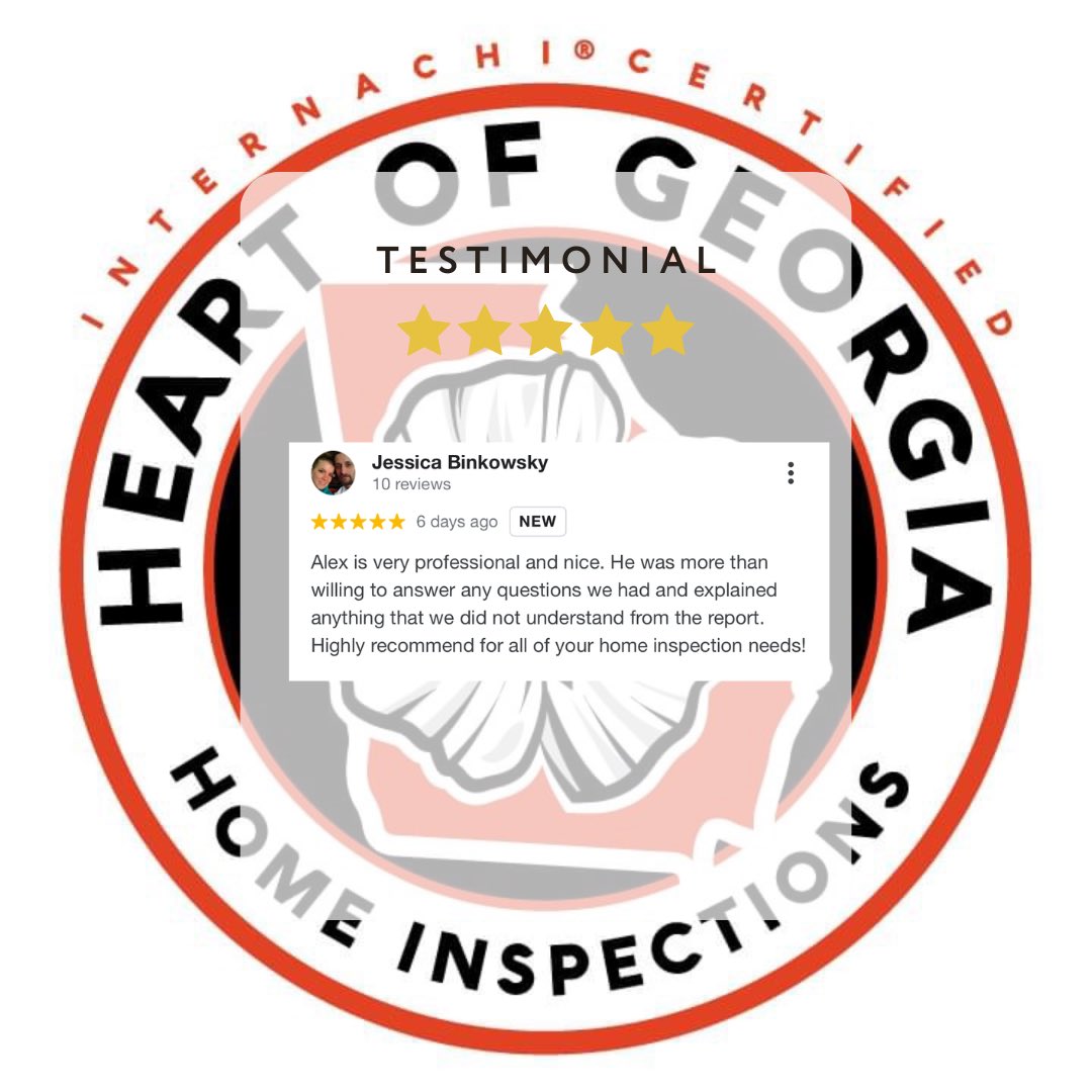 HeartOfGAHome's tweet photo. ⭐️⭐️⭐️⭐️⭐️ for Heart of Georgia Home Inspections, LLC Middle Georgia! We love our clients and thank you for letting the community know about your great experiences with our local small business! #PerryPROUD #RobinsAFB #HomeInspector #RealEstate #SupportSmallBusiness https://t.co/TOnr8E4eSl