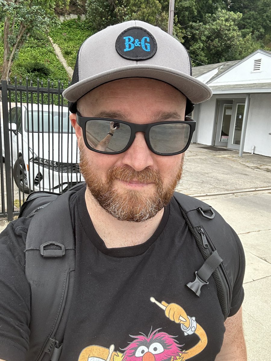 Heading into the office for another full day of editing @encounter_party campaign 2 with @OctopusTotem.

Rocking this sweet sweet @BeadleAndGrimms hat that I got from the kickass team of #FasterPurpleWormKillKill. I can’t wait to show y’all what’s coming with this slate of shows!