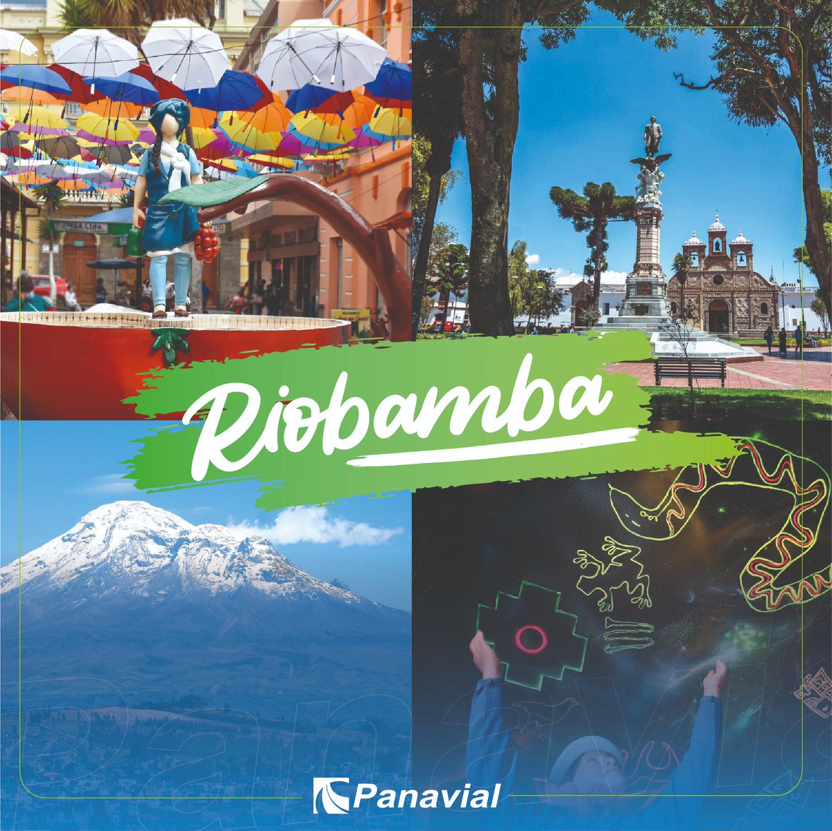 Panavial_ec's tweet image. ¡Este fin de semana llegamos a la hermosa ciudad de #Riobamba⛰️! Lugar mágico, rodeado por imponentes volcanes e increíbles joyas patrimoniales del #Ecuador.
Paisajes, gastronomía y cultura te esperan. ¡Viaja a los mejores destinos con #Panavial! 🚘