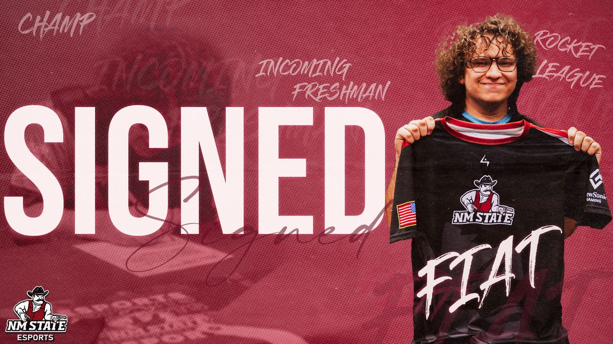 NM State Esports (@nmstateesports) on Twitter photo 🚨NEW SIGNING🚨
<a href="/fiatcolour_/">fiat</a> ➡️ <a href="/NMStateEsports/">NM State Esports</a>
Hailing from <a href="/DelNorteESPORTS/">marta</a>, Fiat joins the ranks of <a href="/NMStateRL/">NM State Rocket League</a>, ushering in the next generation of #NMSURL. #GoAggies #Committed #NMSU 🚨NEW SIGNING🚨
<a href="/fiatcolour_/">fiat</a> ➡️ <a href="/NMStateEsports/">NM State Esports</a>
Hailing from <a href="/DelNorteESPORTS/">marta</a>, Fiat joins the ranks of <a href="/NMStateRL/">NM State Rocket League</a>, ushering in the next generation of #NMSURL. #GoAggies #Committed #NMSU