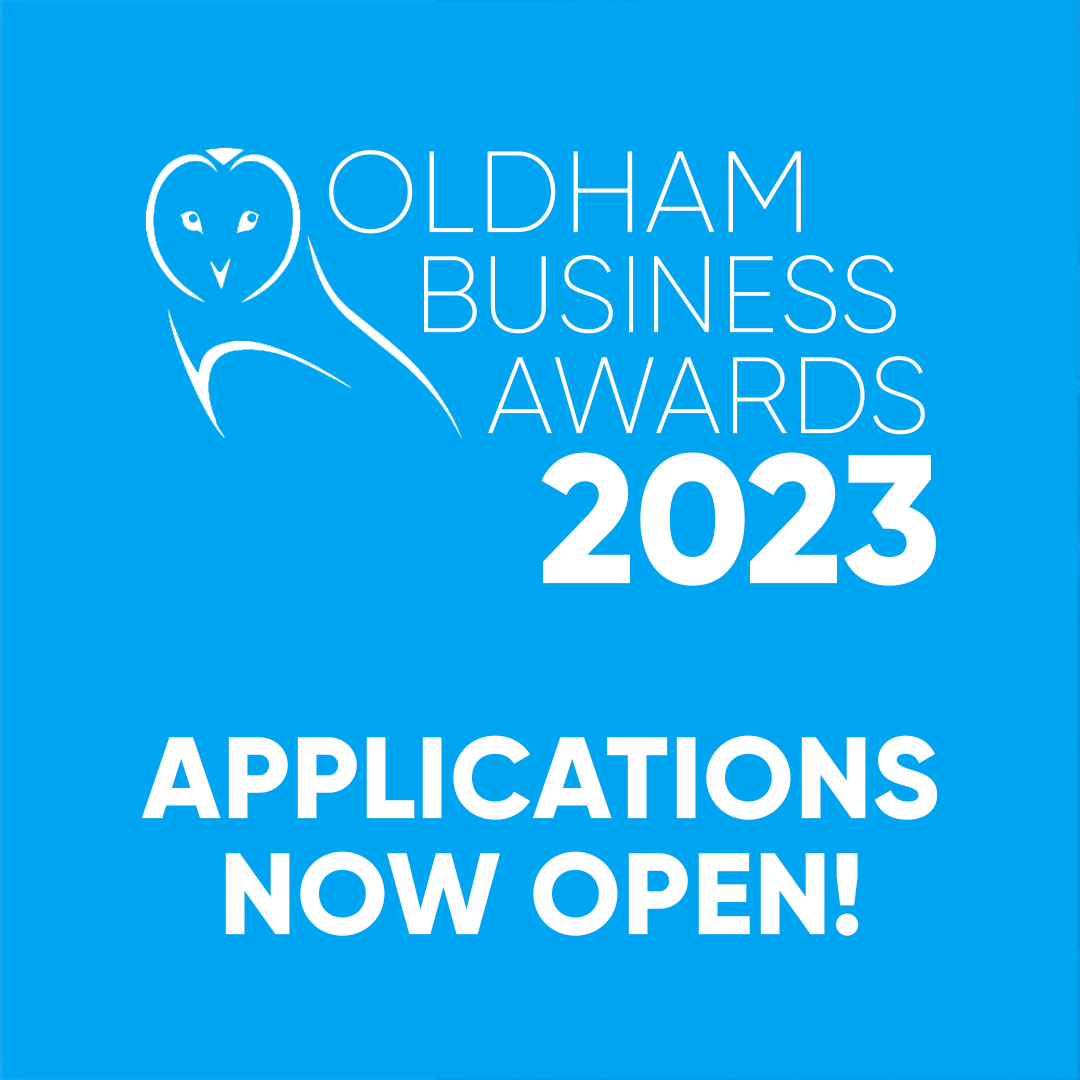 The 2023 #OldhamBusinessAwards are officially underway! 🎊

We’re looking for entries showcasing the fantastic home-grown success & innovation that Oldham businesses are renowned for!

Applications are now OPEN here: oldhambusinessawards.co.uk

#OldhamHour #LoveOldham
