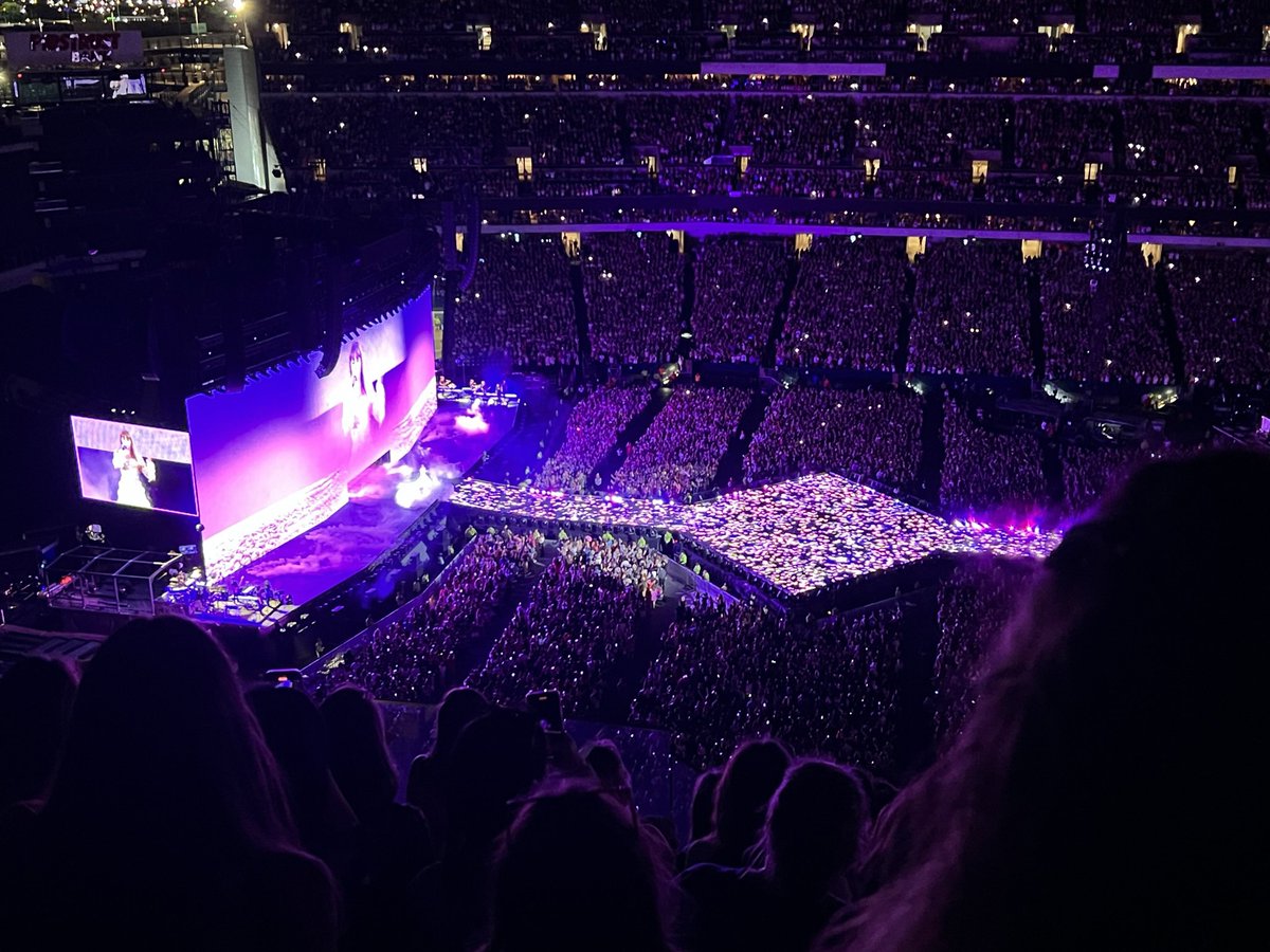 Got to take my daughters to their first concert #TaylorSwiftErasTour - was fun for them and the adults!