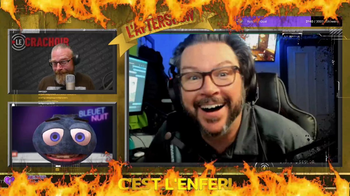 menagedd's tweet photo. En plus d'offrir une capture d'écran de rêve à ceux qui pensent que j'ai un regard de malade mental, voici le lien pour regarder l'Aftershow en rattrapage !
>> et pleins d'autres shows de la programmation de @touskitv <<
https://t.co/aG5b503M5g
#touskitv #aftershow #haterswelcome https://t.co/OxhUohfnxo