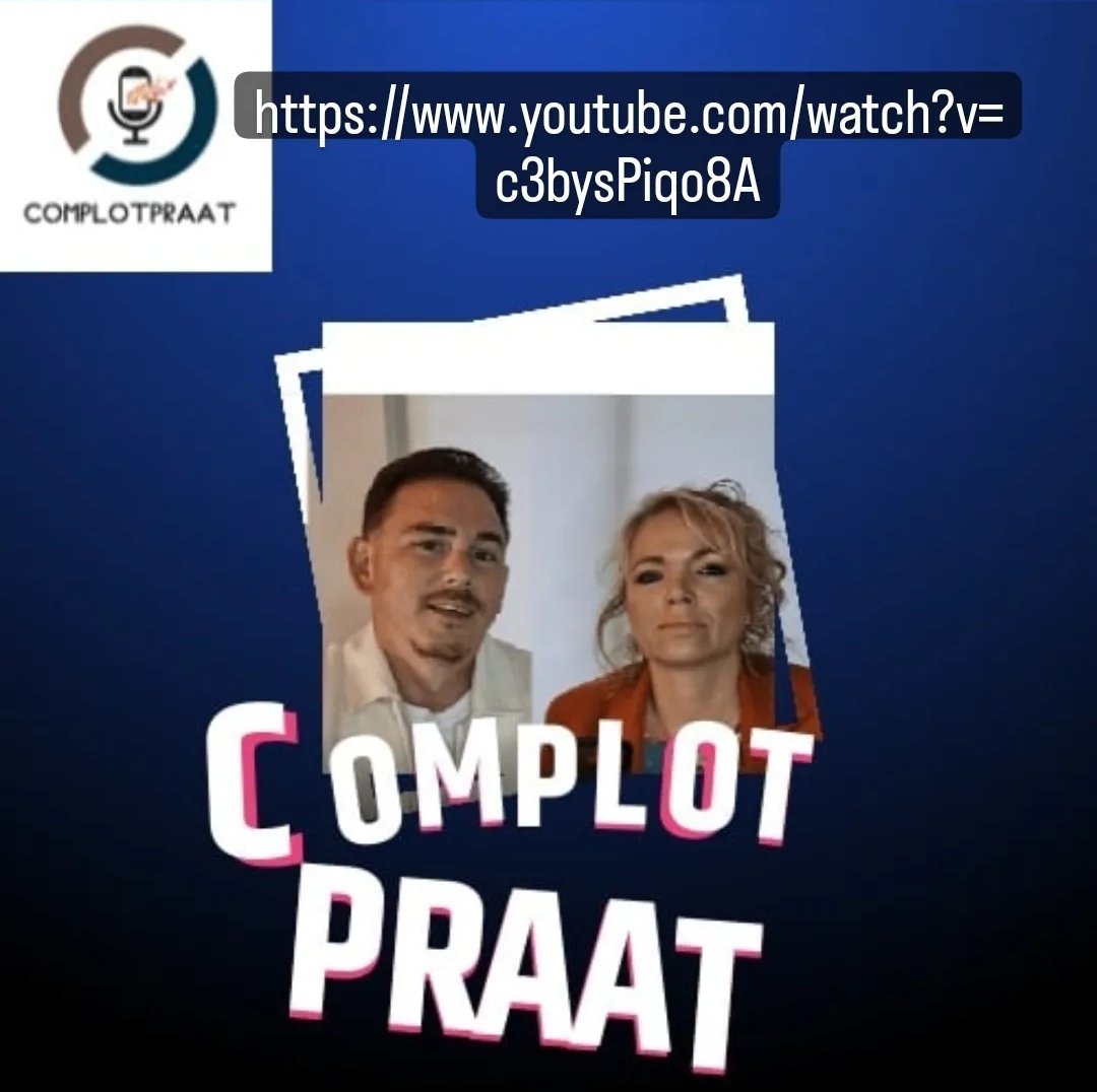Dpb013's tweet photo. Kijk ook naar onze podcast Complotpraat. #complot #complottheorie #complotpraat #alternatievenieuws #lifestyle #spiritueel #spirituality #gezondheid #politiek #podcast #nieuwspodcast #alternatievepodcast #informatievepodcast #weetjes #vrijenieuws #wappie #complotdenkers https://t.co/5Z15EUApDN