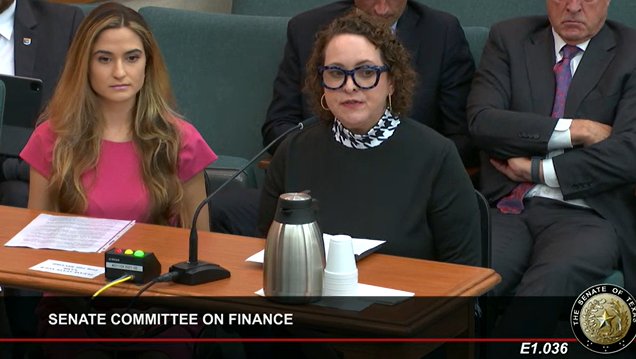 AARPTX's tweet photo. Older Texans need access to high-speed internet (broadband) to combat social isolation and to access telemedicine and economic opportunities, @kathygreenatx tells the Senate Finance Cttee. as she testifies for @AARPTX in support of #HB9 by @TrentAshbyTX #txlege https://t.co/UXxnKZdujx