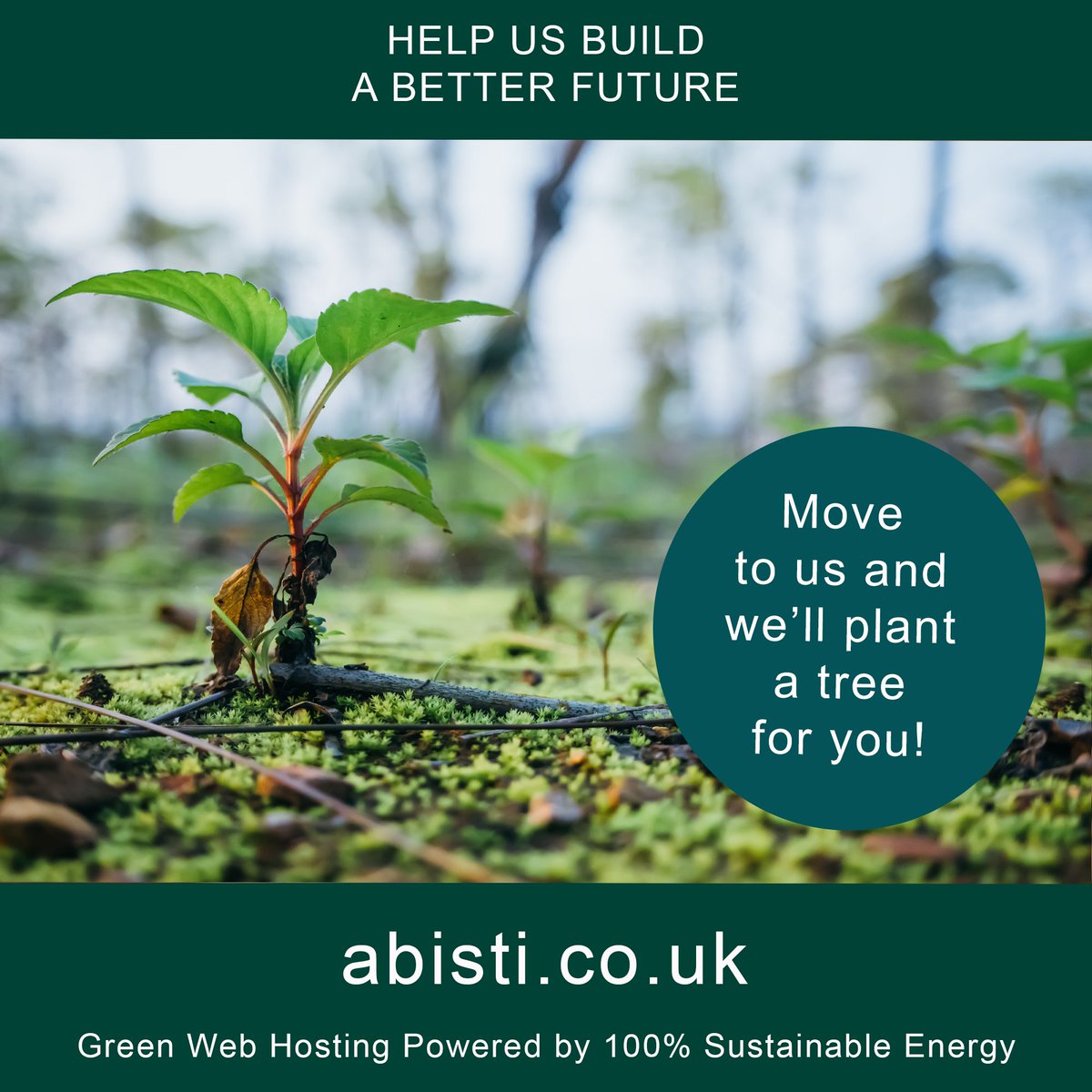 AbistiDesign's tweet photo. GREEN WEB HOSTING &amp; TREE PLANTING – move your hosting to us &amp; we’ll plant a tree for you! https://t.co/G2xm5HWhxn
Green hosting powered by 100% renewable energy.  #greenwebhosting #webhosting #webhostingprovider #webhostingservices #webdesign #RenewableEnergy https://t.co/xL1fxb9zok