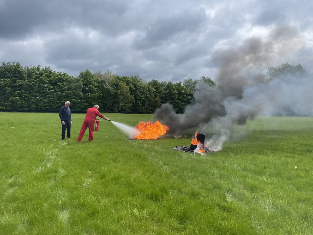 Fire fighting training day