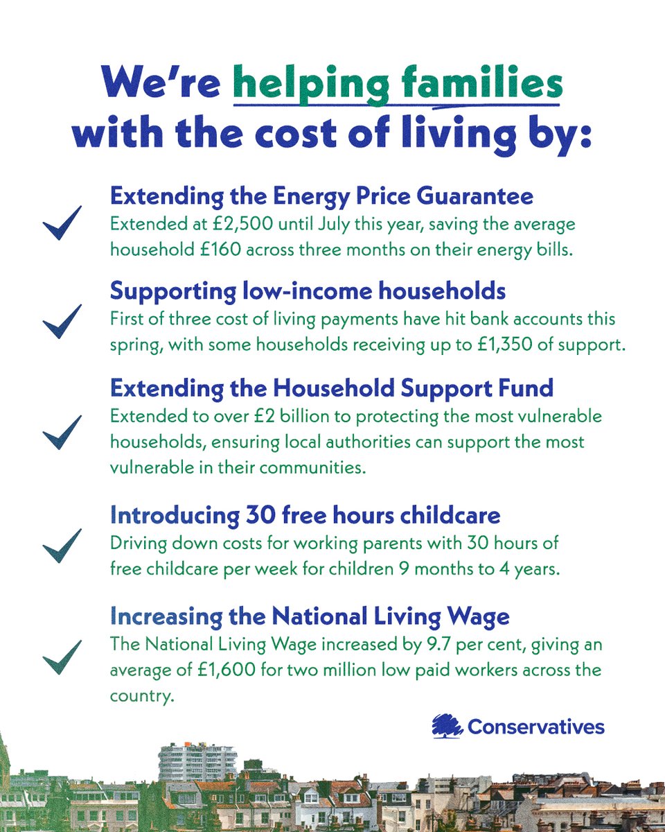 We're taking action to support families with our plan to halve inflation, grow the economy, and tackle the cost of living. 👇