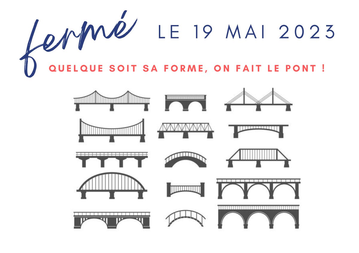 Chers Clients

Cette semaine, on fait le pont
La Team