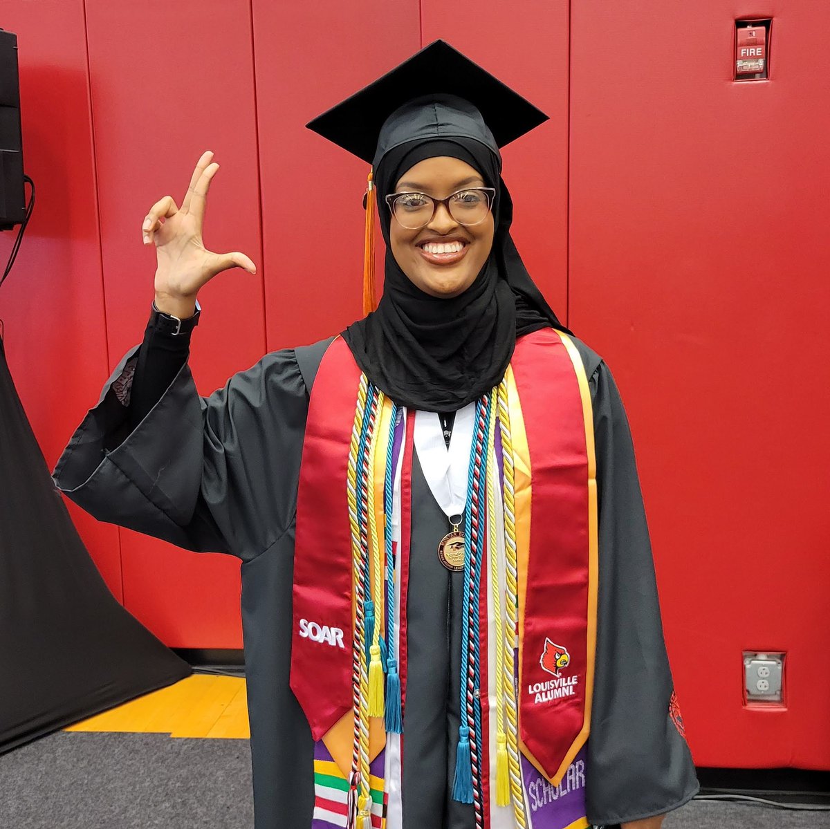 Congratulations again to all of our SOAR members who became #UofLAlumni last weekend! 🎓 We are are so proud of you and thankful for your commitment to SOAR. ❤️🖤 #UofLGrads2023