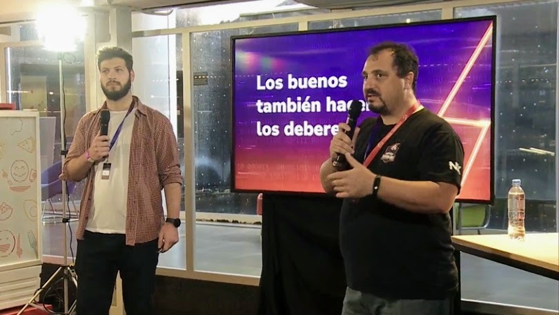 Fuimos parte de #Tech4Impact de <a href="/NaranjaX/">Naranja X</a>, en la que Facundo Gregorini del equipo #BeyGoo junto a Leonardo Chiodín, de Naranja X  dieron una charla sobre cómo la tecnología ayuda en la detección y mitigación de la suplantaciones de identidad.

beygoo.io