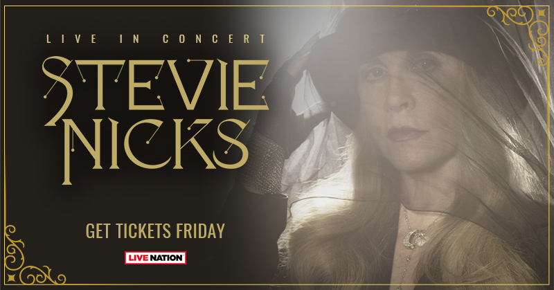 New dates to see the one and only <a href="/StevieNicks/">Stevie Nicks</a> were just announced 💫  Grab your tickets this Friday at 10am local time here livemu.sc/3yXyHgp