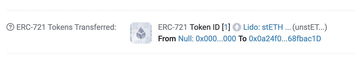 My weekend MEV project was to launch Lido V2 and mint withdrawal NFT #1 in the first possible block 

It worked! Happy to turn into life the tremendous work of the <a href="/LidoFinance/">Lido</a> team