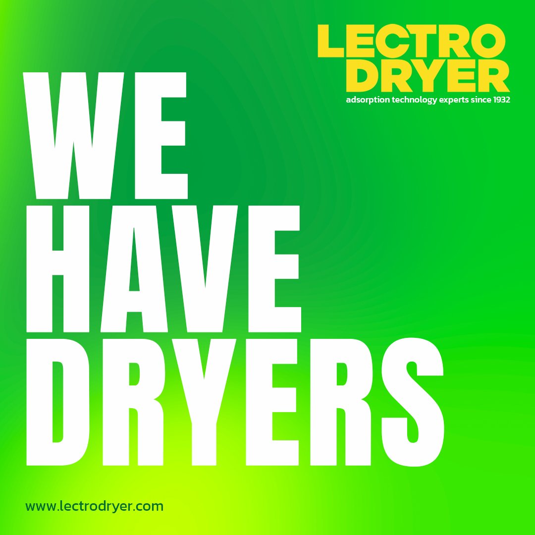 lectrodryer's tweet image. Our brand is #Lectrodryer. Leading manufacturer of innovative #dryingsolutions. Our products are designed to help you produce your most critical compounds through efficient and cost-effective processes #chemicalplants #powerplants #refineries #adsorptiontechnology #madeinusa