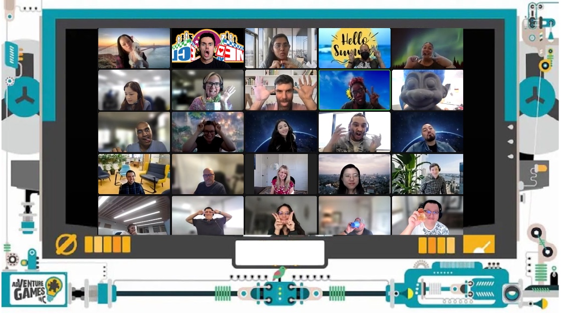 AdVentureGameTB's tweet photo. We offer remote versions of many of our games! 🕹️
 
 The Intuit group had a blast with our Game Closet🎲

#teambuilding #corporate #corporategames #teambuildinggames  #adventuregamesinc #adventuregames #remotegames #virtualgames #remote #workfromhome https://t.co/j5x5JuzP65
