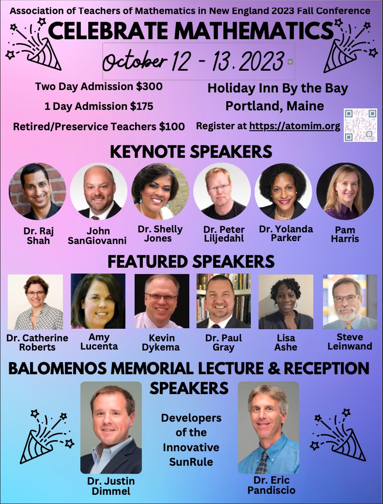 BScribMather (He/Him) (@bscribb) on Twitter photo Join us in Maine - What a great @ATMNE line-up of speakers convening. @VermontMath <a href="/rimtamath/">Rimtamath</a> <a href="/ExploreMTBoS/">Explore MTBoS</a> @NCSM <a href="/NHTM1964/">NHTM</a> <a href="/drrajshah/">Raj Shah</a> <a href="/JohnSanGiovanni/">John SanGiovanni</a> <a href="/pgliljedahl/">Peter Liljedahl</a> @ShellyMJones1 <a href="/YoJoParker/">Yolanda Parker, Ph.D.</a> <a href="/pwharris/">Pam Harris</a> atomim.wildapricot.org/page-1844338 Join us in Maine - What a great @ATMNE line-up of speakers convening. @VermontMath <a href="/rimtamath/">Rimtamath</a> <a href="/ExploreMTBoS/">Explore MTBoS</a> @NCSM <a href="/NHTM1964/">NHTM</a> <a href="/drrajshah/">Raj Shah</a> <a href="/JohnSanGiovanni/">John SanGiovanni</a> <a href="/pgliljedahl/">Peter Liljedahl</a> @ShellyMJones1 <a href="/YoJoParker/">Yolanda Parker, Ph.D.</a> <a href="/pwharris/">Pam Harris</a> atomim.wildapricot.org/page-1844338