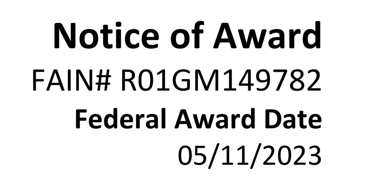 I’m thrilled to announce that our lab has received our first R01! Thank you to all lab members whose hard work made this possible, and to the <a href="/NIH/">NIH</a> @NIGMS for the support. Here’s to a few more years of poking at microtubule networks with lasers!