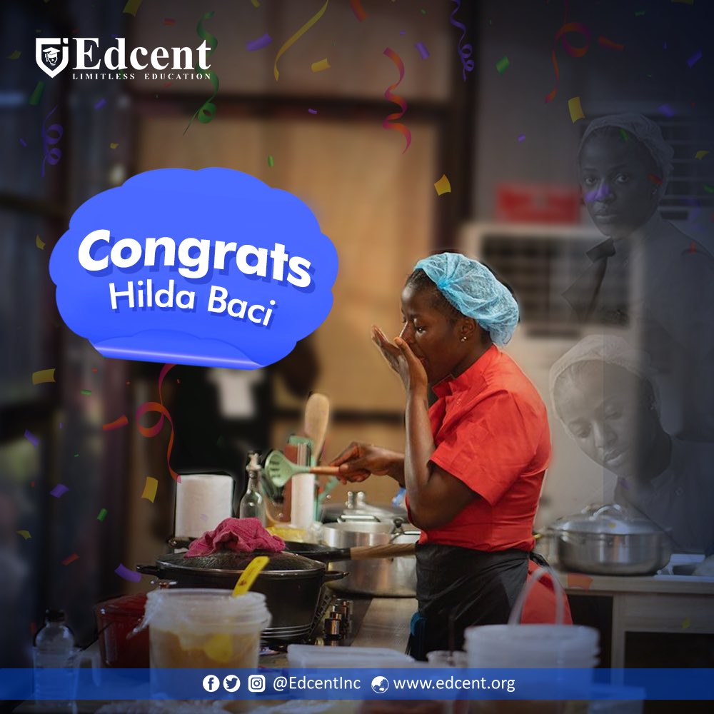 UnivadOnline's tweet photo. Chef Hilda Baci breaks the record for the longest cooking session by an individual. 

A Queen we Stan! You have set an incredible example, one marked by resilience and hard work. 

What a proud moment for us all 🇳🇬

📸: @hildabacicooks 

#Hildabacicookathon #congratulationsqueen https://t.co/DVDPcl5qKh