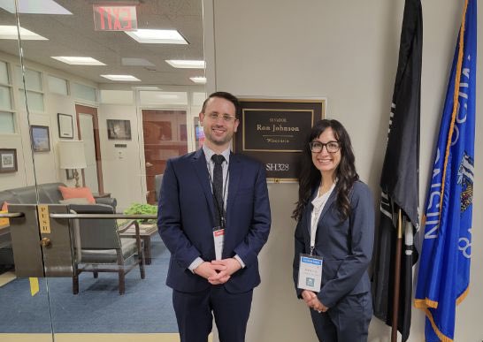 Great day on #CapitolHill with @AcadRad asking #Congress to #FundHealth @NIH to help support ongoing research at places like @MCWRadiology and @UWiscRadiology  alongside fellow #Wisconsin constituent @Wentland_MD_PhD