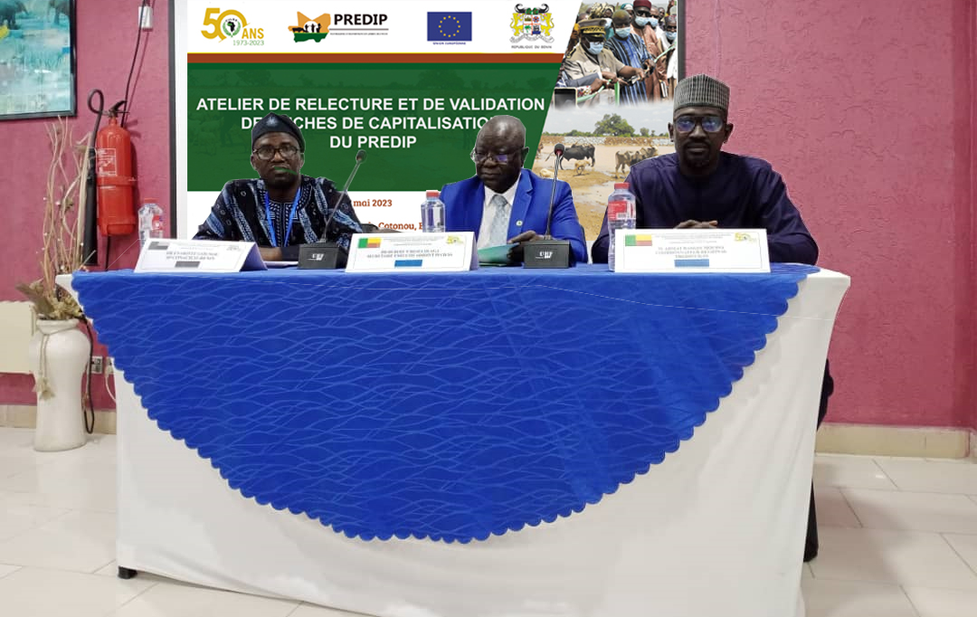 PredipR's tweet photo. Lancement ce lundi 15 mai 2023 à Cotonou, des travaux de l’atelier de relecture et de validation des fiches de capitalisation des expériences du Projet 
@CILSSinfos @interreseaux https://t.co/b50VfYwwKQ