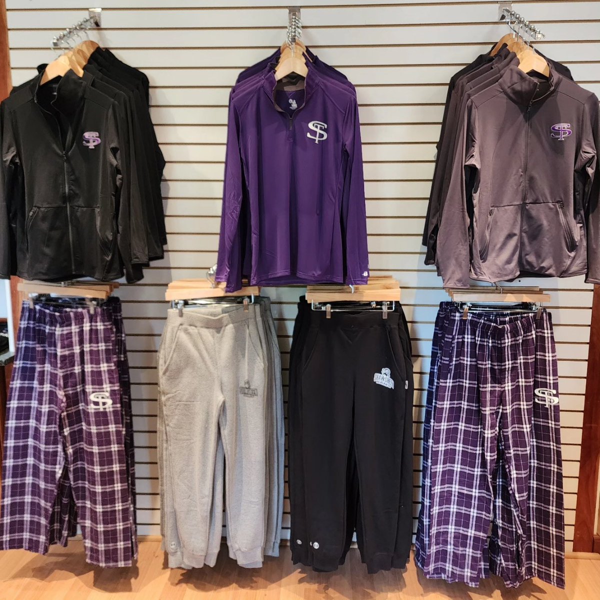 shawtech_store's tweet photo. Make sure to stop by Rams Pride School Store before the end of the school year! Fully stocked with all your ST apparel.   🟣⚫️

Open daily from 10:45am - 12:45pm

#GoRams https://t.co/zFRb8IBWel