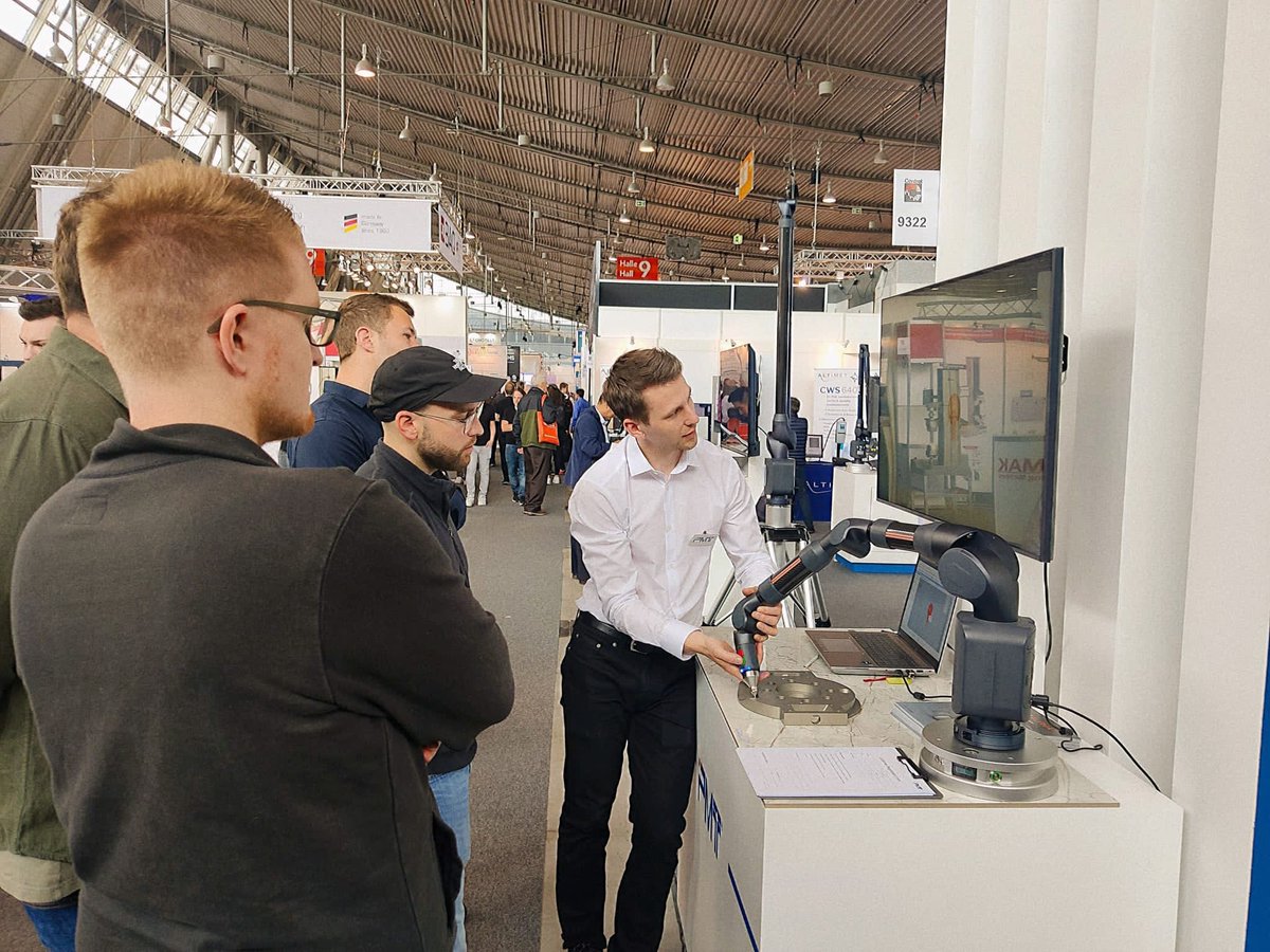 ManMetrologyLTD's tweet image. It was a pleasure attending Control in Stuttgart, Germany this year with our good friends at PMT. We&apos;ll be back next year! 

#Control2023 #PMT #ManchesterMetrology #Metrology #Engineering #Measure #Scanning