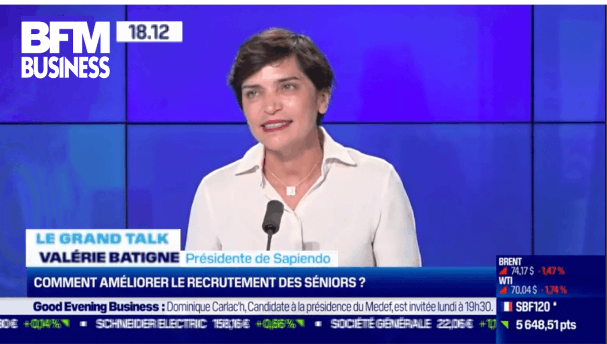Sapiendo_Retr's tweet photo. [#TechRH] – @valeriebatigne dirigeante de @Sapiendo_Retr a été invitée par @bfmbusiness avec @MichelBarabe, directeur exécutif @ScPoExecEd pour aborder la question « Prolongation de la #retraite, une opportunité pour le recrutement des #séniors ? »

 https://t.co/zPASN9mPkp

#RH https://t.co/aA3b3W5d4u