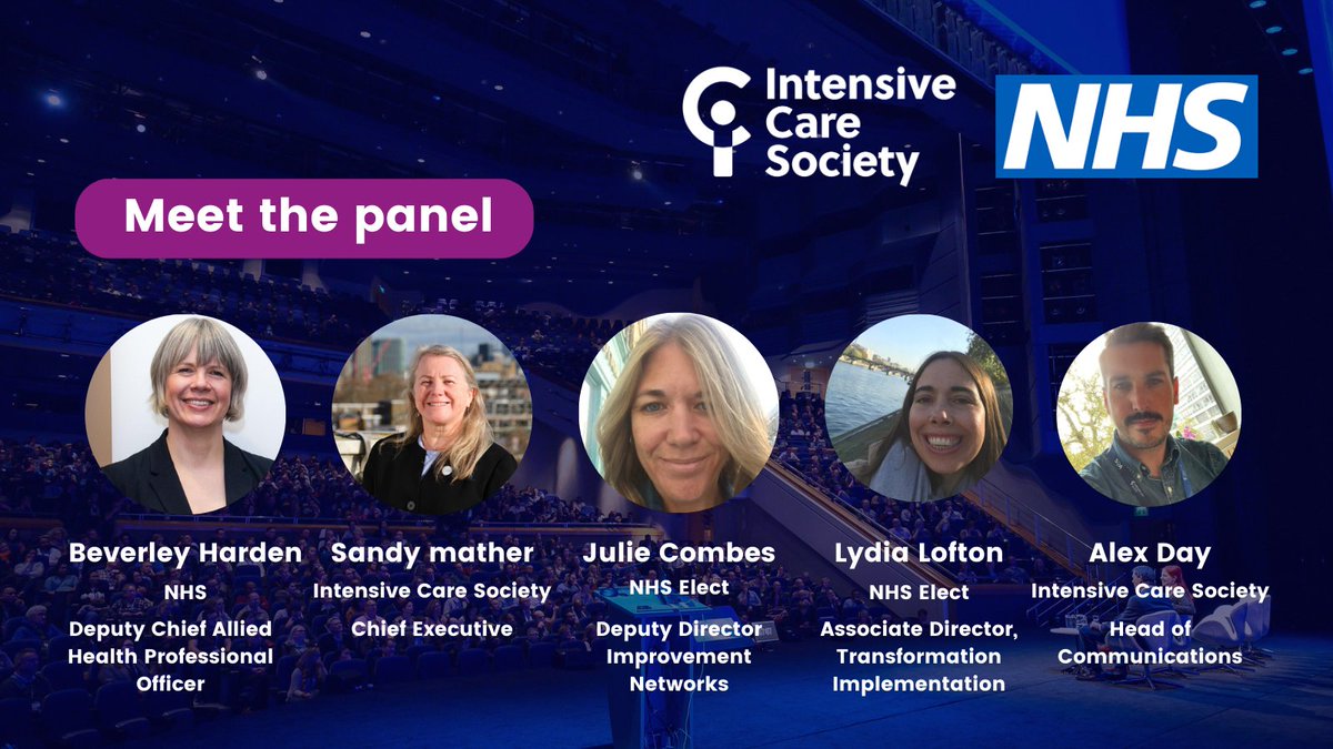 NHS Elect π (@nhselect) on Twitter photo 3/3
Our panel will consist of:
<a href="/BeverleyHarden/">Beverley Harden FCSP</a> - Deputy Chief AHP Officer
<a href="/sanmather/">Sandy Mather (she/her)</a> - CEO <a href="/ICS_updates/">Intensive Care Society π</a>
<a href="/combes_julie/">Julie Combes</a> - Deputy Director <a href="/NHSElect/">NHS Elect π</a>
<a href="/LydiaLofton/">Lydia Lofton</a> - Associate Director <a href="/NHSElect/">NHS Elect π</a>
<a href="/Alex_Day_Comms/">Alex Day (He/Him)</a> - Head of Comms <a href="/ICS_updates/">Intensive Care Society π</a>
Book here π bit.ly/AHPTownHall 3/3
Our panel will consist of:
<a href="/BeverleyHarden/">Beverley Harden FCSP</a> - Deputy Chief AHP Officer
<a href="/sanmather/">Sandy Mather (she/her)</a> - CEO <a href="/ICS_updates/">Intensive Care Society π</a>
<a href="/combes_julie/">Julie Combes</a> - Deputy Director <a href="/NHSElect/">NHS Elect π</a>
<a href="/LydiaLofton/">Lydia Lofton</a> - Associate Director <a href="/NHSElect/">NHS Elect π</a>
<a href="/Alex_Day_Comms/">Alex Day (He/Him)</a> - Head of Comms <a href="/ICS_updates/">Intensive Care Society π</a>
Book here π bit.ly/AHPTownHall
