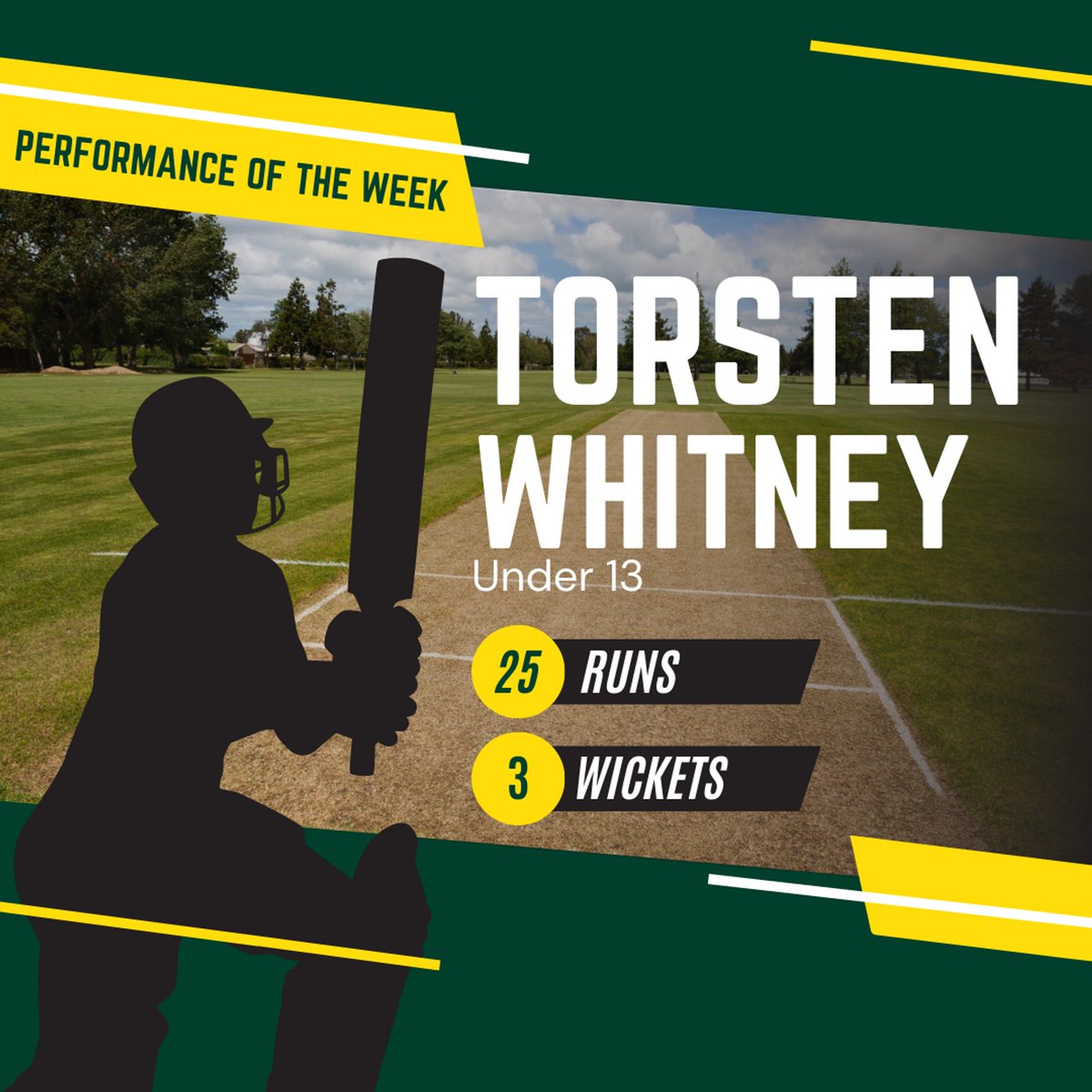 DitchlingCC's tweet image. Performers of the week are Zan (U15) with 25 runs &amp;amp; 2 wickets for the clubs first victory of the season 👏.

Sasha (1st XI) with 71 runs on Saturdays match against Lingfield CC. 

Torsten (U13) with 25 runs &amp;amp; 3 wickets.

#performanceoftheweek