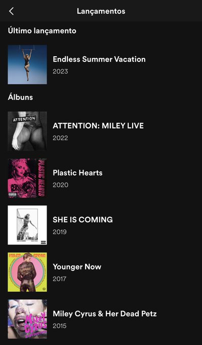 "eu te amo" ★☆☆☆☆    "vamos ouvir todos os &aacute;lbuns da Miley Cyrus" ★ ★ ★ ★ ★ ★ ★ ★ ★ ★ ★ ★ ★ ★ ★ ★ ★ ★★<a href="/tag/mixdiariovoltou"class="tags"><span>#mixdiariovoltou</span></a>