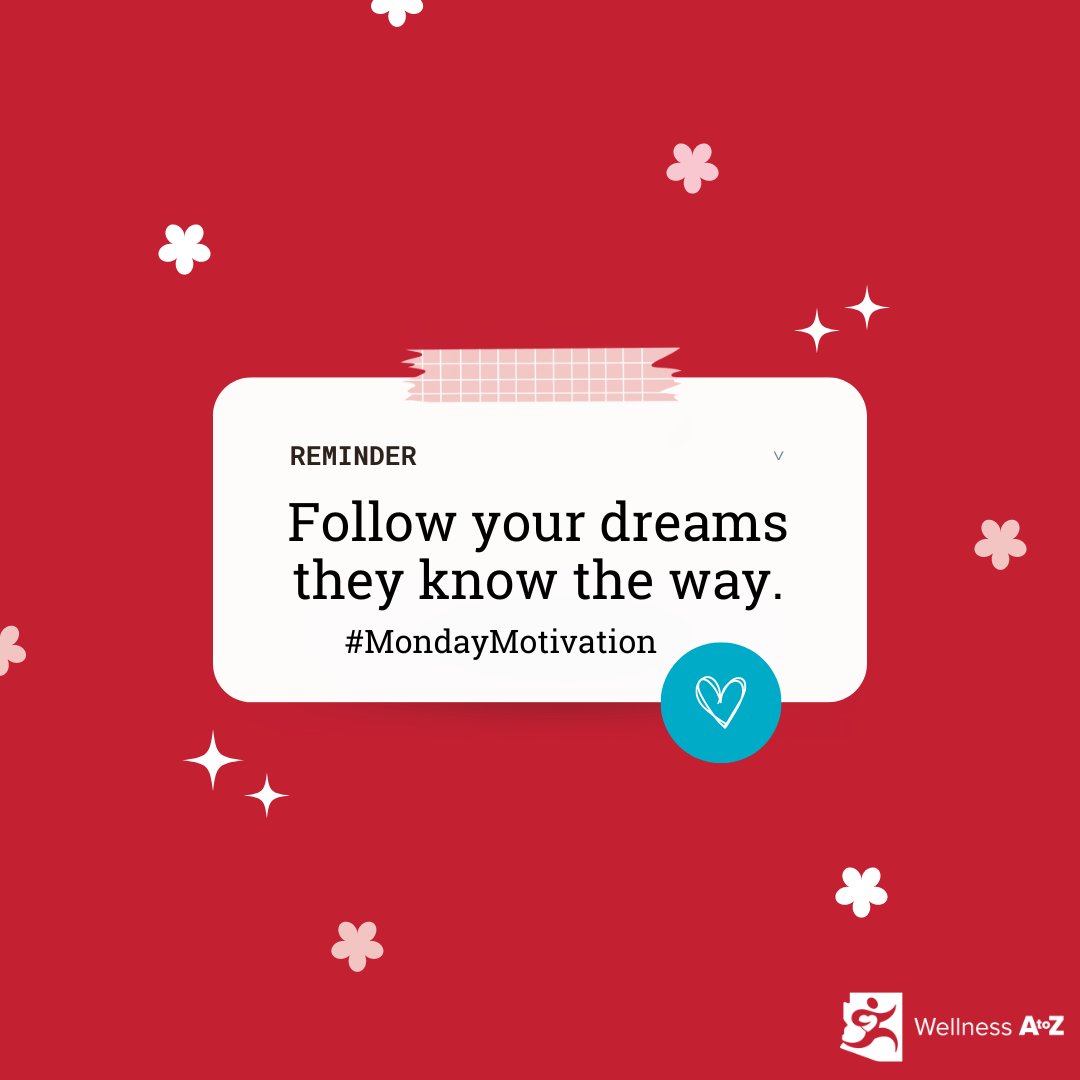 Take a #MondayMinute to focus on your goals and begin taking action. Remember, every step you take brings you closer to your dreams. 

#MondayMotivation #WellnessAtoZ #Health #Wellness #Arizona