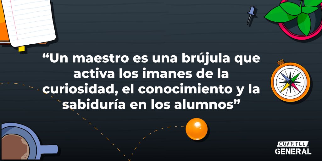 Con esta cita de Ever Garrison, queremos desearle a todos los maestros ¡un muy feliz día!

#LaInvestigaciónFlexible #AunHayMuchoPorDescubrir #DíaDelMaestro