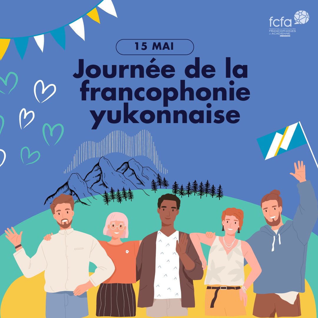 Bon 15 mai à tous et toutes les francophones du Yukon! Lisez la déclaration de notre présidente <a href="/Liane_Roy_/">Liane Roy</a> ici : fcfa.ca/declaration-a-… #frcan #fryk <a href="/AFY867/">AFY</a>