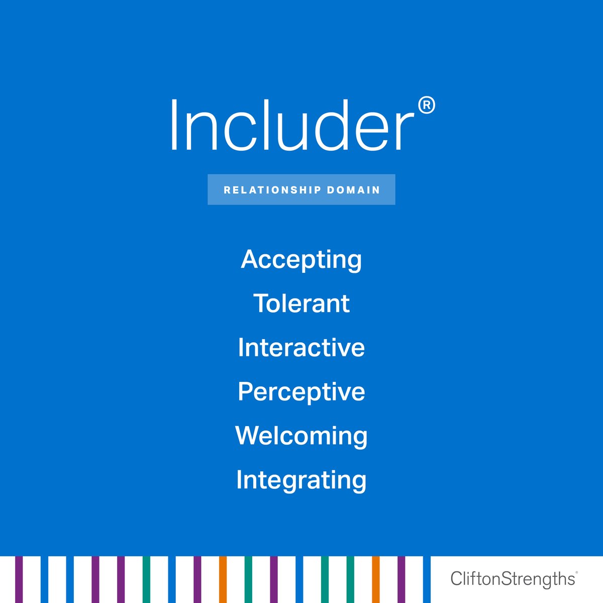 virtuouscoach's tweet photo. People exceptionally talented in the Includer theme accept others. They show awareness of those who feel left out and make an effort to include them. 

Who has Includer?

https://t.co/K4WwF5VqHx https://t.co/qBXyJPha4i