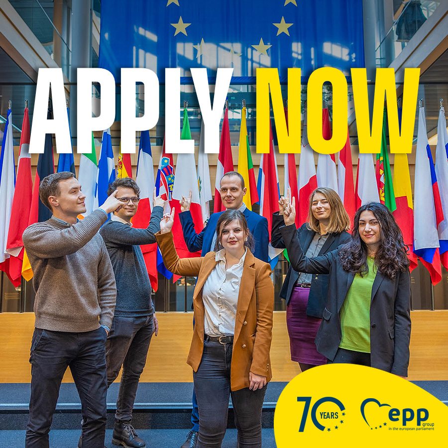 EPP Group on Twitter "💼Join the EPPGroup in the European Parliament