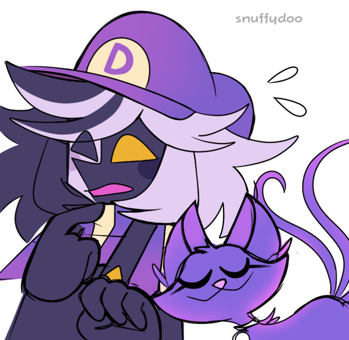 [swap au]   
Instead of polterpup, he gets the kitty
#Superpapermario #Papermario #SuperMario #Mario #Nintendo #MarioBros