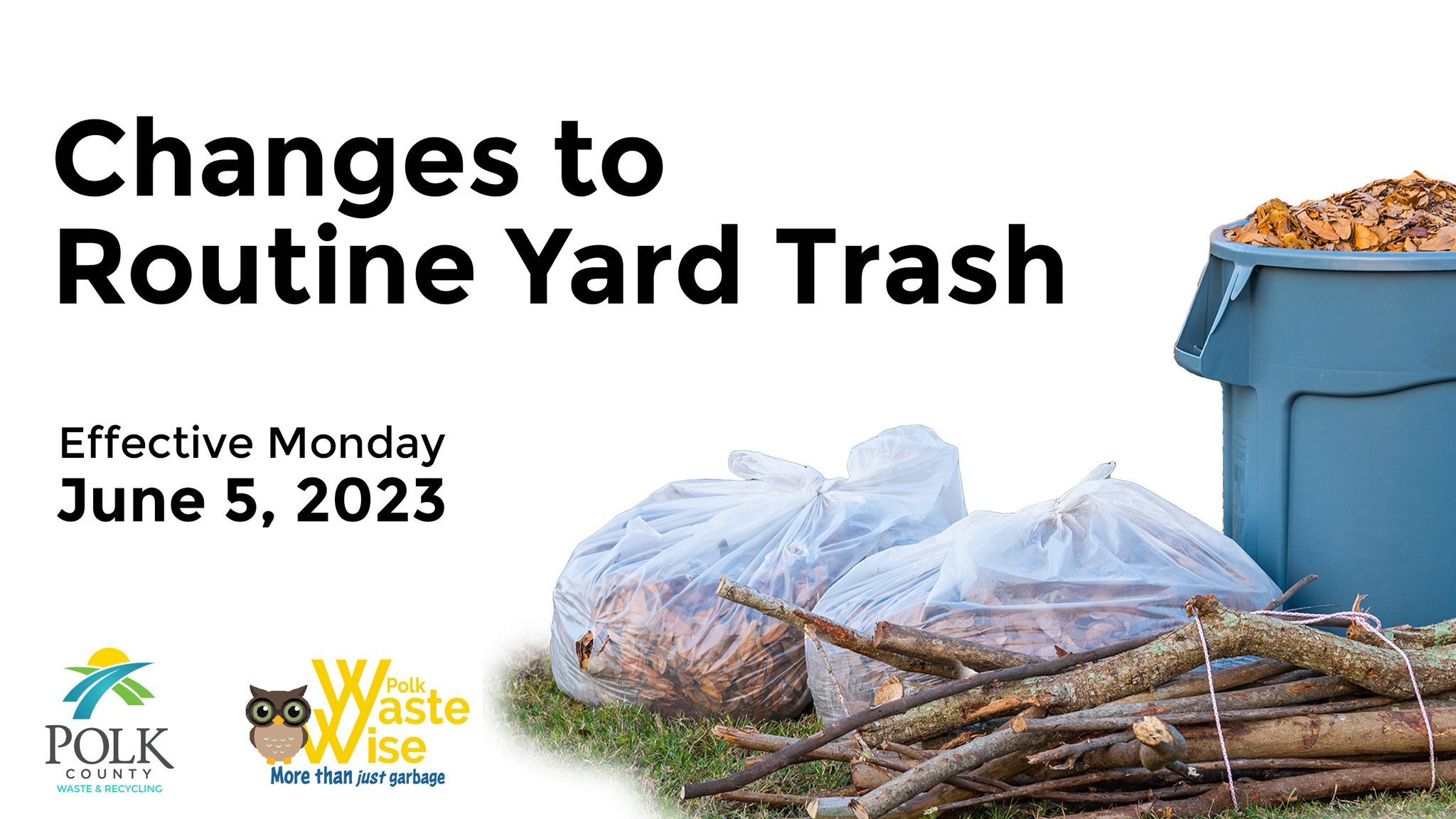 Polk County Florida on Twitter "Changes are coming to routine yard