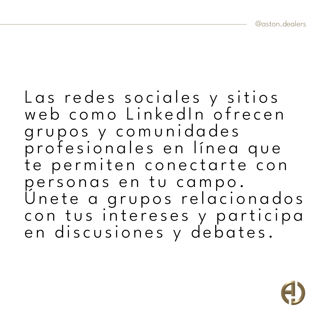 AstonDealers's tweet photo. Recuerda que construir una red de contactos profesionales efectiva lleva tiempo y esfuerzo, pero los beneficios pueden ser invaluables. 
#astondealers #reddecontactos #consejos https://t.co/KeBMPrbpQg