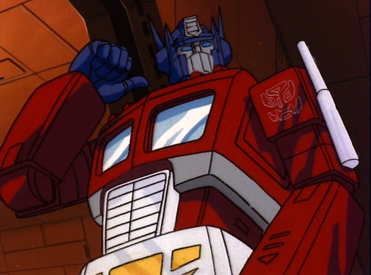 SonyCharactersF's tweet photo. The Sony Character of the Day is:
Optimus Prime
From: The Transformers

#SonyCharacteroftheDay #Transformers #SunbowProductions #SonyWonder #Hasbro #MarvelProductions https://t.co/1q9RdO9NKU