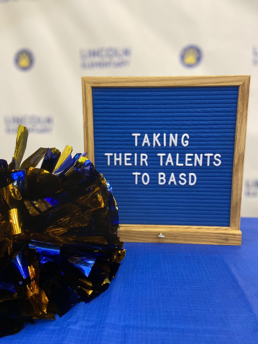 It’s Incoming K day and wait til you see who’s “signing with Lincoln” 🦁 📣✏️ #basdproud