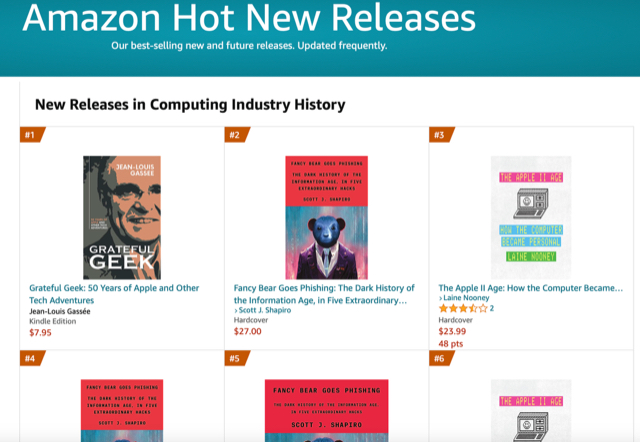 GratefulGeek's tweet photo. "Grateful Geek" @gassee  &amp; Steve Jobs together again is a great reminder of their great influence on the tech field. The meaning is beyond coincidental. 
#1 Best Seller  #1 Hot New Release
THANK YOU!
Order here -> https://t.co/cJfaYS3fTw 
@tim_cook @Apple @frogtwitt @Paul_Gassee https://t.co/qKSGTLnxqV