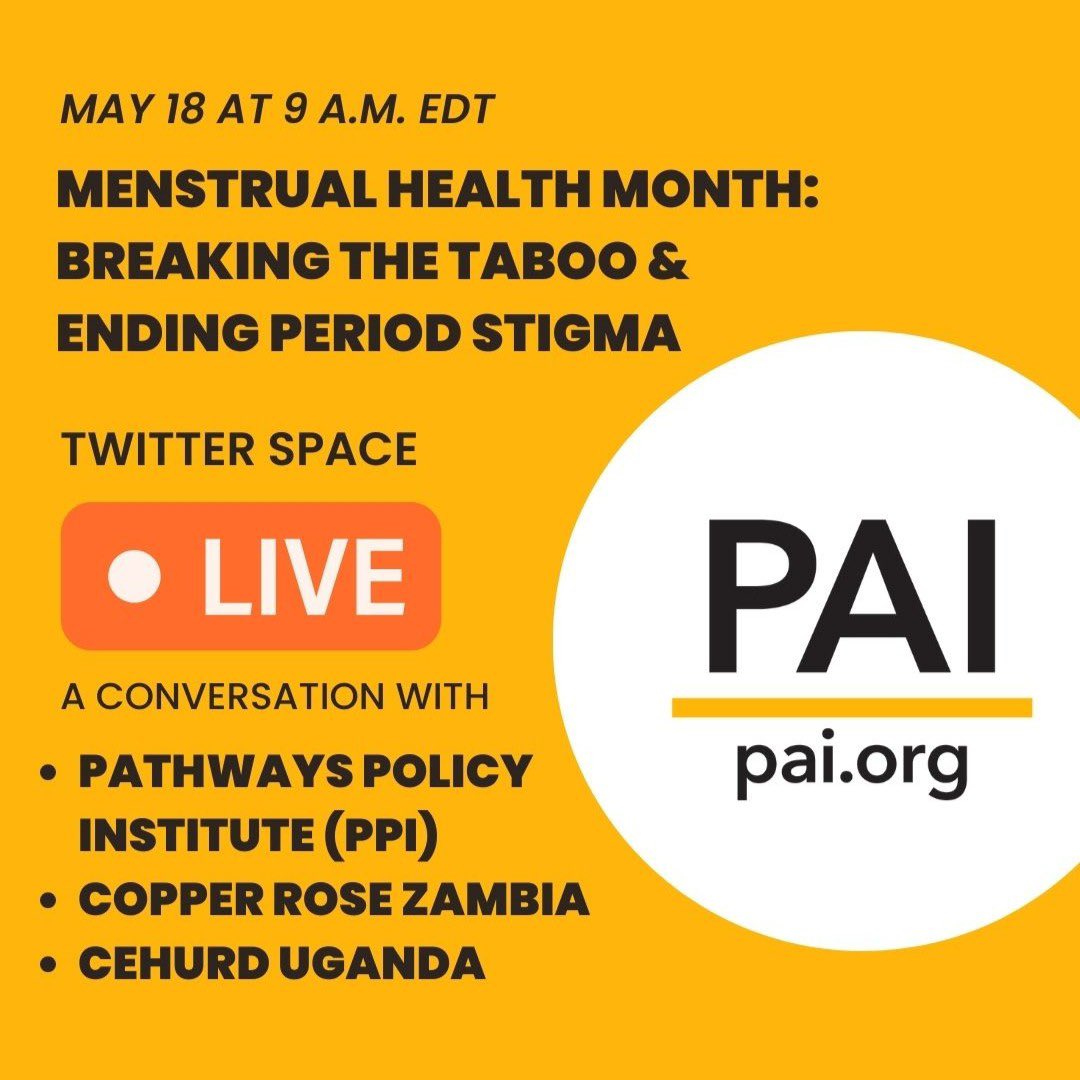 Join us on 18th May and lets talk #MHM  during this month of #menstrualhealth. Lets get over with #periodpoverty and break #periodstigma. 
@BettieWangui keeping the conversation real!