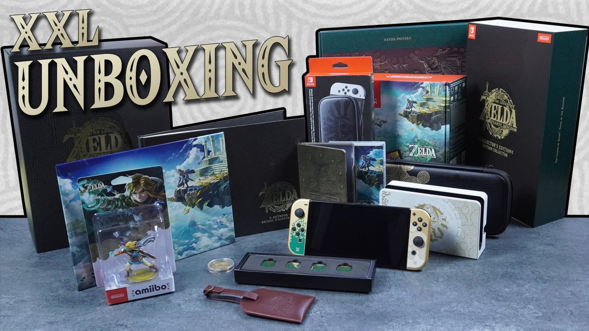 Dakranit's tweet photo. Zum Release von The Legend of Zelda: Tears of the Kingdom hab ich am Wochenende zusammen mit der wundervollen @minishmaki ein XXL Unboxing gemacht :)
https://t.co/8FStC2Y7eF

#Zelda #TearsOfTheKingdom #unboxing #YouTube #gaming https://t.co/TOIKhcRYyp