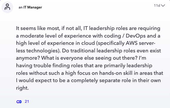 technicalywrite's tweet photo. sorry, my dude, but I would never trust a boss that didn't know what it was like in the trenches https://t.co/D5LbrTWuyP