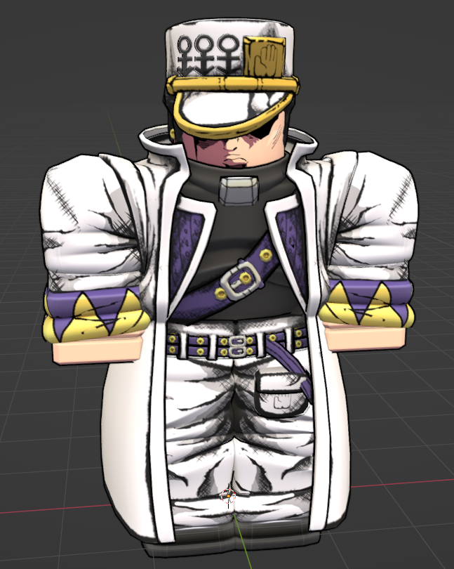 ya_gravity's tweet image. Jotaro part 4 3d model 
DM to buy✉️

#RobloxDev #rbxdev #ROBLOX #RobloxUGC #robloxart #Blender3d