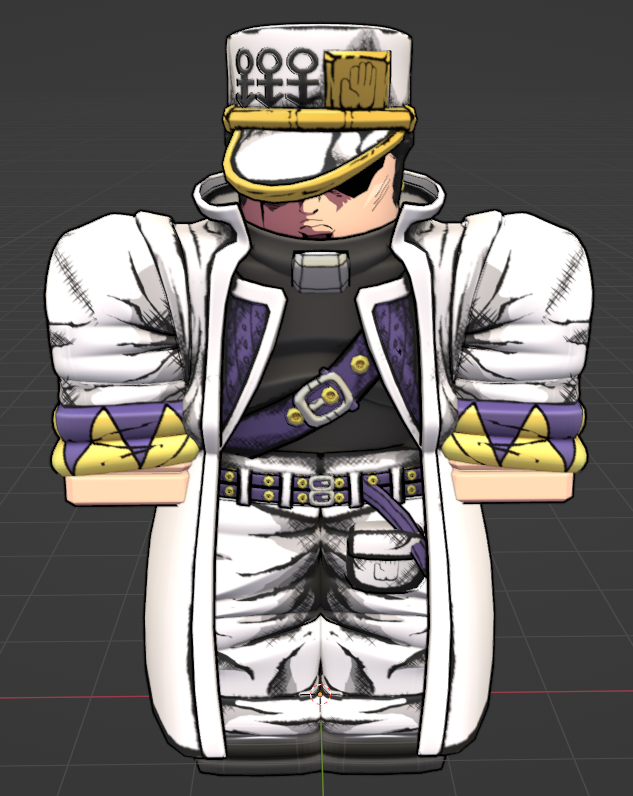 ya_gravity's tweet image. Jotaro part 4 3d model 
DM to buy✉️

#RobloxDev #rbxdev #ROBLOX #RobloxUGC #robloxart #Blender3d