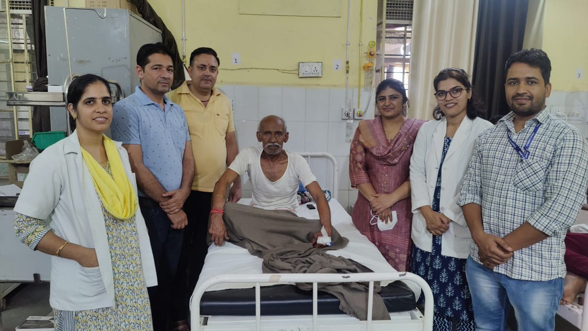 DcDmSikar's tweet photo. जिला चिकित्सालय लक्ष्मणगढ़ में हुआ हर्निया का ऑपरेशन
मुख्यमंत्री चिरंजीवी स्वास्थ्य बीमा योजना के तहत निःशुल्क हुआ ऑपरेशन
#सीकर
@RajCMO
@RajGovOfficial
@DIPRRajasthan
@SikarPolice 
@nhm_rajasthan https://t.co/ehcjGYEAjm